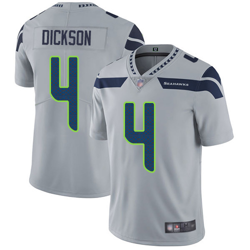 Seattle Seahawks Limited Grey Men Michael Dickson Alternate Jersey NFL Football #4 Vapor Untouchable